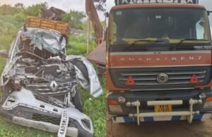 ಮಂಡ್ಯ : ಭೀಕರ ಅಪಘಾತ : ಮಡಿಕೇರಿ ಎಸ್ಪಿ ಕಚೇರಿ ಸಿಬ್ಬಂದಿಗೆ ಗಾಯ…!