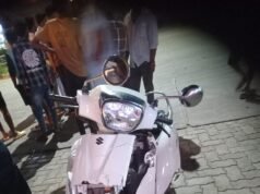 ಮಣಿಪಾಲ ಈಶ್ವರ್ ನಗರ ಅಪಘಾತ : ಸ್ಕೂಟರ್ ಸವಾರ ಗಂಭೀರ…!!