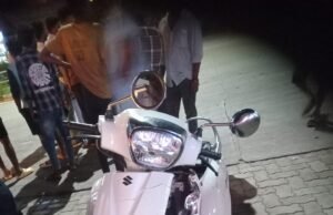 ಮಣಿಪಾಲ ಈಶ್ವರ್ ನಗರ ಅಪಘಾತ : ಸ್ಕೂಟರ್ ಸವಾರ ಗಂಭೀರ…!!