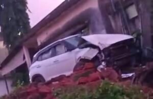 ಮಣಿಪಾಲ: ಈಶ್ವರ ನಗರ ನಗರಸಭೆಯ ಕುಡಿಯುವ ನೀರಿನ ಘಟಕದೊಳಗೆ ನುಗ್ಗಿದ ಕಾರ್…!!
