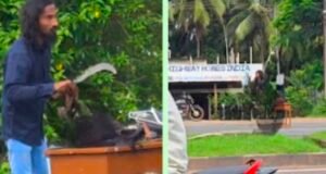 ಕೋಟ: ರಾಷ್ಟ್ರೀಯ ಹೆದ್ದಾರಿ 66ರಲ್ಲಿ ಯುವಕನ ಹುಚ್ಚಾಟ : ಪೊಲೀಸರ ಮೇಲೆ ಕತ್ತಿ ಬೀಸಿ ಹಲ್ಲೆಗೆ ಯತ್ನ…!!