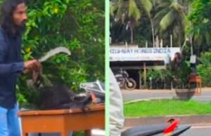 ಕೋಟ: ರಾಷ್ಟ್ರೀಯ ಹೆದ್ದಾರಿ 66ರಲ್ಲಿ ಯುವಕನ ಹುಚ್ಚಾಟ : ಪೊಲೀಸರ ಮೇಲೆ ಕತ್ತಿ ಬೀಸಿ ಹಲ್ಲೆಗೆ ಯತ್ನ…!!
