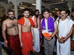 ಖ್ಯಾತ ಚಿತ್ರ ನಟ ಹಾಗೂ ಹಾಸ್ಯ ನಟ ಶರಣ್ ಉಡುಪಿ ಶ್ರೀಕೃಷ್ಣ ಮಠಕ್ಕೆ ಭೇಟಿ…!!
