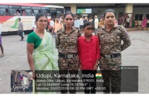 ಉಡುಪಿ: ಕ್ಷಿಪ್ರ ಕಾರ್ಯಾಚರಣೆಯಿಂದ ಬಾಲಕನನ್ನು ರಕ್ಷಿಸಿದ ಅಕ್ಕಪಡೆ..!!
