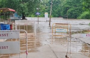 ಕುಕ್ಕೆ ಸುಬ್ರಹ್ಮಣ್ಯದಲ್ಲಿ ಧಾರಾಕಾರ ಮಳೆ : ಸ್ನಾನಘಟ್ಟ ಮುಳುಗಡೆ…!!