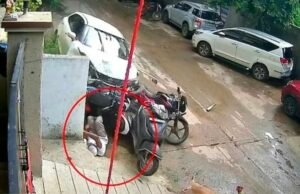 ಬಾಲಕನೋರ್ವನಿಂದ ಏಳು ವಾಹನಗಳಿಗೆ ಢಿಕ್ಕಿ…!!