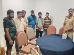 ಕಾರ್ಕಳ : ನಿಟ್ಟೆಯ ಜುಗಾರಿ ಅಡ್ಡೆಗೆ ಖಾಕಿ ದಾಳಿ – 7 ಮಂದಿ ಬಂಧನ, ನಾಲ್ವರು ಪರಾರಿ…!!