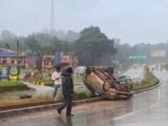 ಮಾಣಿ: NH-75ರಲ್ಲಿ ನಿಯಂತ್ರಣ ತಪ್ಪಿ ಕಾರು ಪಲ್ಟಿ – ಪ್ರಾಣಾಪಾಯದಿಂದ ಪಾರಾದ ಪ್ರಯಾಣಿಕರು…!!