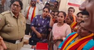 ನ್ಯಾಯದ ಪರ ಧ್ವನಿ ಎತ್ತಿದ ಮಹಿಳೆಗೆ ಕರ್ನಾಟಕ ರಕ್ಷಣಾ ವೇದಿಕೆ ಆಸರೆ…!!