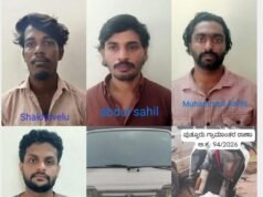 ಪುತ್ತೂರು: ಅಂತರ್ ರಾಜ್ಯ ಕಳ್ಳತನ ಪ್ರಕರಣ : ನಾಲ್ವರು ಆರೋಪಿಗಳ ಬಂಧನ…!!