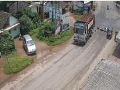 ಲಾರಿ ಹರಿದು ಬೈಕ್ ಸವಾರ ಸ್ಥಳದಲ್ಲೇ ಮೃತ್ಯು…!!