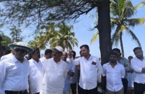 ತ್ರಾಸಿ – ಮರವಂತೆ ಕಡಲ ತೀರಕ್ಕೆ ಪ್ರವಾಸೋದ್ಯಮ ಸಚಿವ ಕೆ.ಜೆ ಜಾರ್ಜ್ ಭೇಟಿ…!!