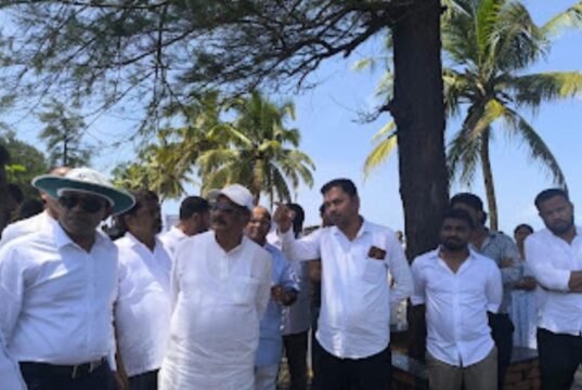 ತ್ರಾಸಿ – ಮರವಂತೆ ಕಡಲ ತೀರಕ್ಕೆ ಪ್ರವಾಸೋದ್ಯಮ ಸಚಿವ ಕೆ.ಜೆ ಜಾರ್ಜ್ ಭೇಟಿ…!!