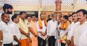 ಮುಜರಾಯಿ ಸಚಿವ ಕೆ ಎಸ್ ಬಸವoತಪ್ಪ ಕೊಡವೂರು ದೇವಳಕ್ಕೆ ಭೇಟಿ…!!