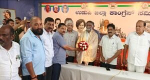 ಸಚಿವ ಕೆ.ಎಸ್ ಬಸವಂತಪ್ಪ ಅವರಿಗೆ ಉಡುಪಿ ಕಾಂಗ್ರೆಸ್ ಭವನದಲ್ಲಿ ಬ್ಲಾಕ್ ಕಾಂಗ್ರೆಸ್ ವತಿಯಿಂದ ಸ್ವಾಗತ…!!
