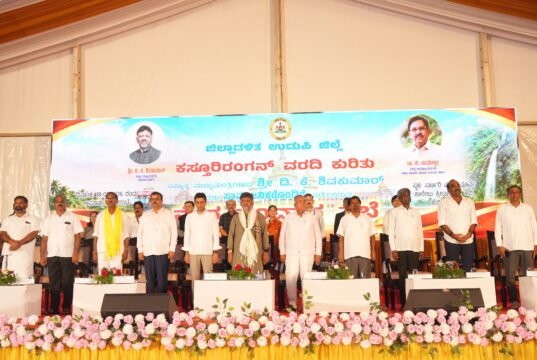 ಕಸ್ತೂರಿರಂಗನ್ ವರದಿ : ಜನರ ಅಭಿಪ್ರಾಯವೇ ನನ್ನ ಅಭಿಪ್ರಾಯ : ಸಿಎಂ ಡಿಕೆಶಿ…!!