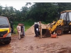ಬಂಟ್ವಾಳ: ಅಕ್ರಮ ಮರಳುಗಾರಿಕೆ : 3 ಟಿಪ್ಪರ್, ಜೆಸಿಬಿ ಸಹಿತ ₹25.24 ಲಕ್ಷ ಮೌಲ್ಯದ ಸೊತ್ತು ವಶ…!!