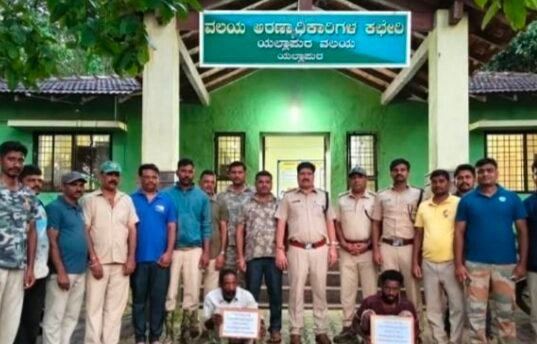 ವನ್ಯಜೀವಿ ಬೇಟೆ : ತಂದೆ-ಮಗ ಅರೆಸ್ಟ್…!!