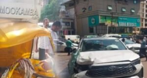 ಮಂಗಳೂರು: ಗೂಡ್ಸ್ ಆಟೊ-ನ್ಯಾಯಾಧೀಶರ ಕಾರಿನ ನಡುವೆ ಢಿಕ್ಕಿ : ಚಾಲಕ ಗಂಭೀರ…!!