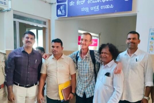 ಉಡುಪಿ: ವೀಸಾ ಅವಧಿ ಮುಗಿದ ರಷ್ಯಾ ಪ್ರಜೆಯನ್ನು ಗೋವಾ ಪೊಲೀಸರಿಗೆ ಹಸ್ತಾಂತರಿಸಿದ ಉಡುಪಿ ಪೊಲೀಸರು…!!