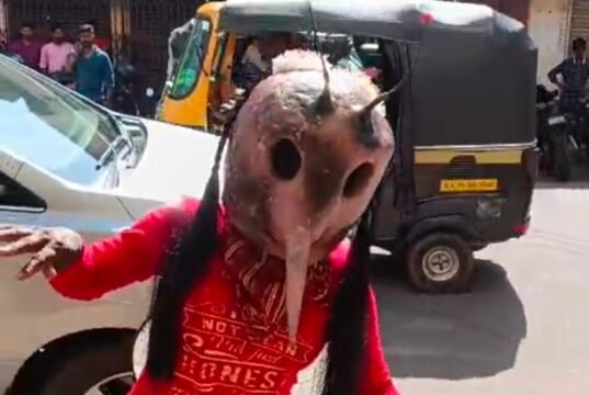 ವಿಟ್ಲಪಿಂಡಿಯಲ್ಲಿ ‘ಸೊಳ್ಳೆ’–‘ನರ್ಸ್’ ಜೋಡಿ ವಿಶೇಷ ಆಕರ್ಷಣೆ : ವೇಷದ ಮೂಲಕ ಆರೋಗ್ಯ ಜಾಗೃತಿ…!!