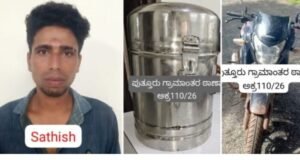 ಪುತ್ತೂರು: ದೇವಸ್ಥಾನದ ಕಾಣಿಕೆ ಹುಂಡಿ ಕಳ್ಳತನ ಪ್ರಕರಣ – ಕೇರಳ ಮೂಲದ ಆರೋಪಿ ಬಂಧನ…!!