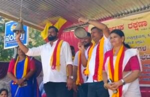 ಜಾಗಟೆ, ಗಂಟೆ ಬಾರಿಸಿ ನೂತನ ಜಿಲ್ಲಾಸ್ಪತ್ರೆ ಆರಂಭಕ್ಕೆ ಆಗ್ರಹ : ಅಜ್ಜರಕಾಡಿನಲ್ಲಿ ಕರವೇ ನೇತೃತ್ವದಲ್ಲಿ ಧರಣಿ…!!