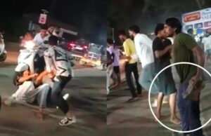 ಯುವಕರ ಎರಡು ಗುಂಪುಗಳ ನಡುವೆ ಮಾರಾಮಾರಿ…!!