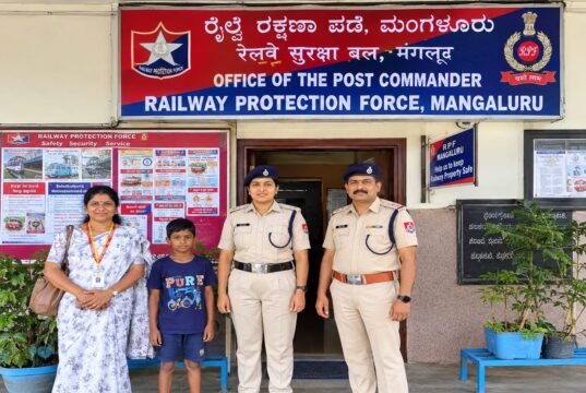 ಮಂಗಳೂರು: 9 ವರ್ಷದ ಬಾಲಕನನ್ನು ರಕ್ಷಿಸಿದ ರೈಲ್ವೆ ರಕ್ಷಣಾ ಪಡೆ…!!
