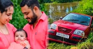 ಕಾರೊಂದು ಕೆರೆಗೆ ಬಿದ್ದು ದಂಪತಿ ಹಾಗೂ ನಾಲ್ಕು ವರ್ಷದ ಮಗು ಮೃತ್ಯು…!!