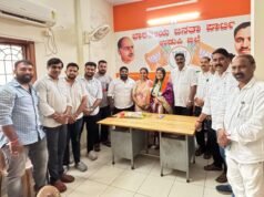 ರಾಷ್ಟ್ರೀಯ ಯುವ ಮೋರ್ಚಾ ಸದಸ್ಯೆ ರಶ್ಮಿ ಸಾಮಂತಗೆ ಸನ್ಮಾನ : ಮಹಿಳಾ ಶಕ್ತಿ ಕ್ರೋಡೀಕರಣಕ್ಕೆ ನಾಂದಿಯಾಗಲಿ : ಬಿಜೆಪಿ ಉಡುಪಿ ಜಿಲ್ಲಾಧ್ಯಕ್ಷ ಕುತ್ಯಾರು ನವೀನ ಶೆಟ್ಟಿ ಆಶಯ…!!