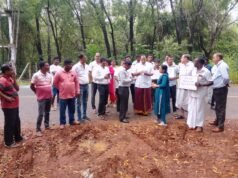ಹಕ್ಕೇ ಇಲ್ಲದ ಜಮೀನಿನಲ್ಲಿ ನೀರಿನ ಟ್ಯಾಂಕ್ಗೆ ಅರಣ್ಯ ಇಲಾಖೆ ತಡೆ : ಮೂಡುಬೆಳ್ಳೆ ನಾಗರಿಕ ಸಮಿತಿಯಿಂದ ಪ್ರತಿಭಟನೆ ..!!