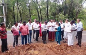 ಹಕ್ಕೇ ಇಲ್ಲದ ಜಮೀನಿನಲ್ಲಿ ನೀರಿನ ಟ್ಯಾಂಕ್ಗೆ ಅರಣ್ಯ ಇಲಾಖೆ ತಡೆ- ಮೂಡುಬೆಳ್ಳೆ: ನಾಗರಿಕ ಸಮಿತಿಯಿಂದ ಪ್ರತಿಭಟನೆ ..!!