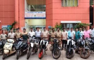 ಮಂಗಳೂರು-ದ್ವಿಚಕ್ರ ವಾಹನಗಳ ಕಳವು : 9 ದ್ವಿಚಕ್ರ ವಾಹನಗಳ ವಶಕ್ಕೆ..!!